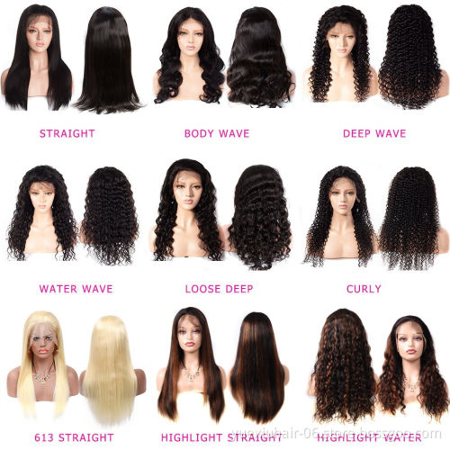 HD Lace Frontal Natural Human Hair Pre Pluck 360 Lace Front Body Wave Peruvian Human Hair Extensions Braided Wigs Vendors